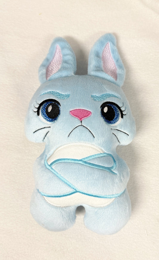 Large Bunny Bad Mood Brigade Stuffie