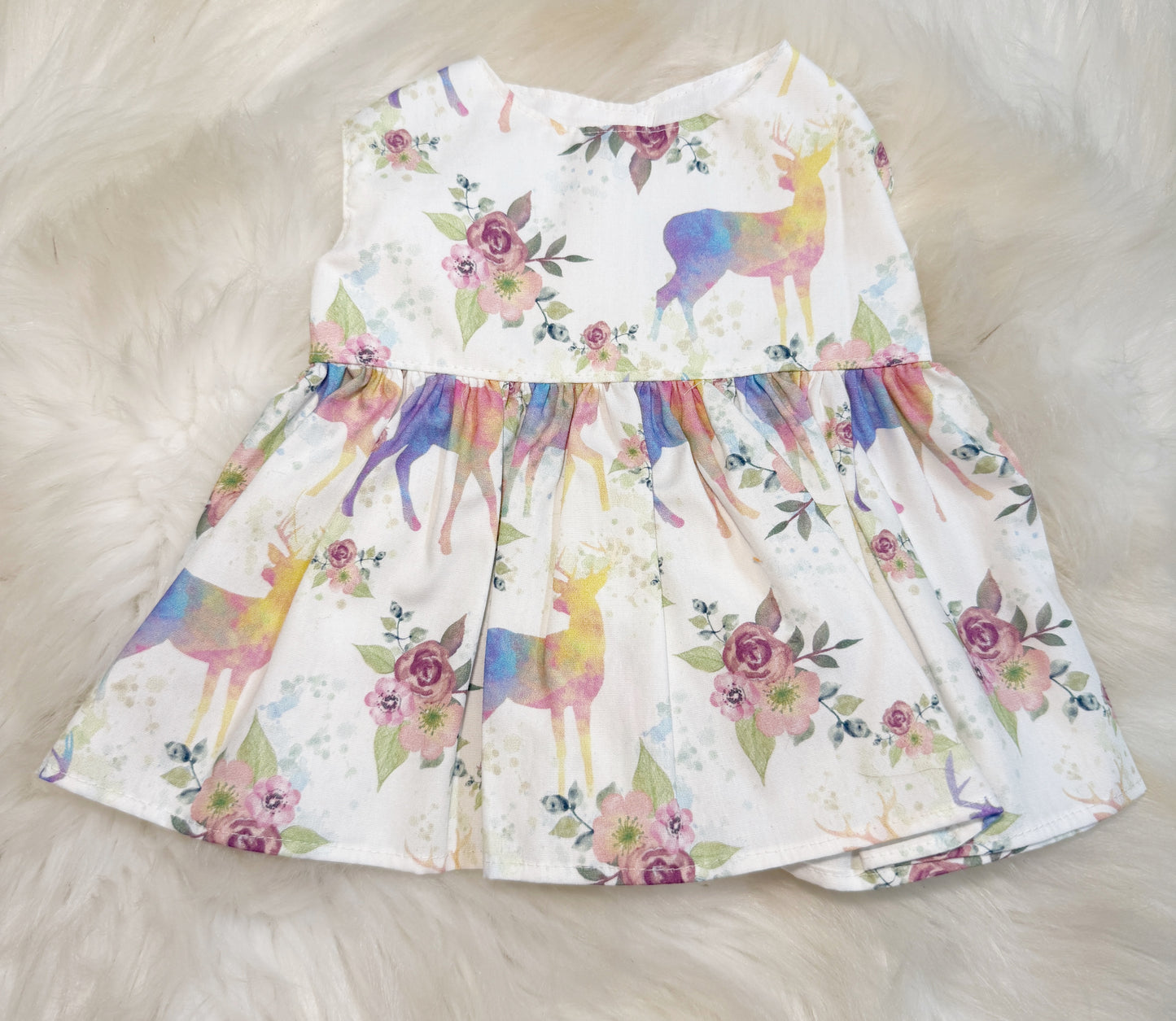 White Deer Dress