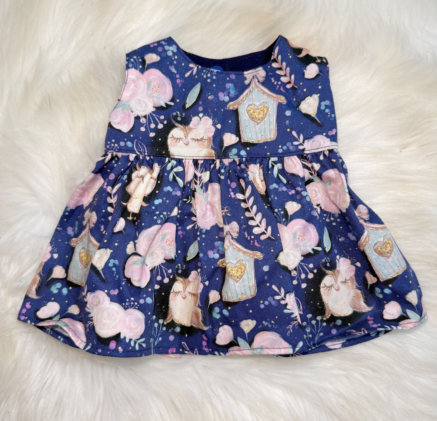 Navy Owls Dress