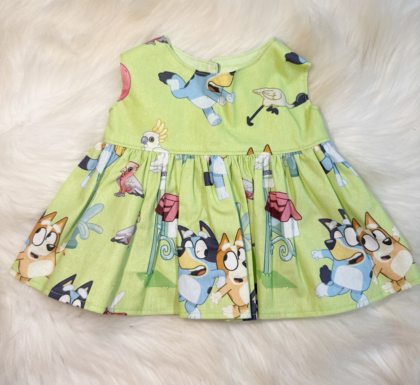Green Bluey Dress
