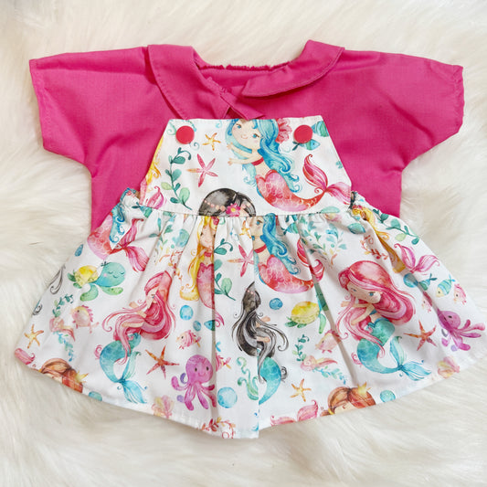 Pink Mermaids Pinafore