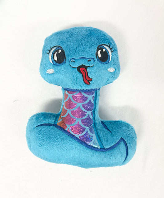 Large Blue Snake Stuffie