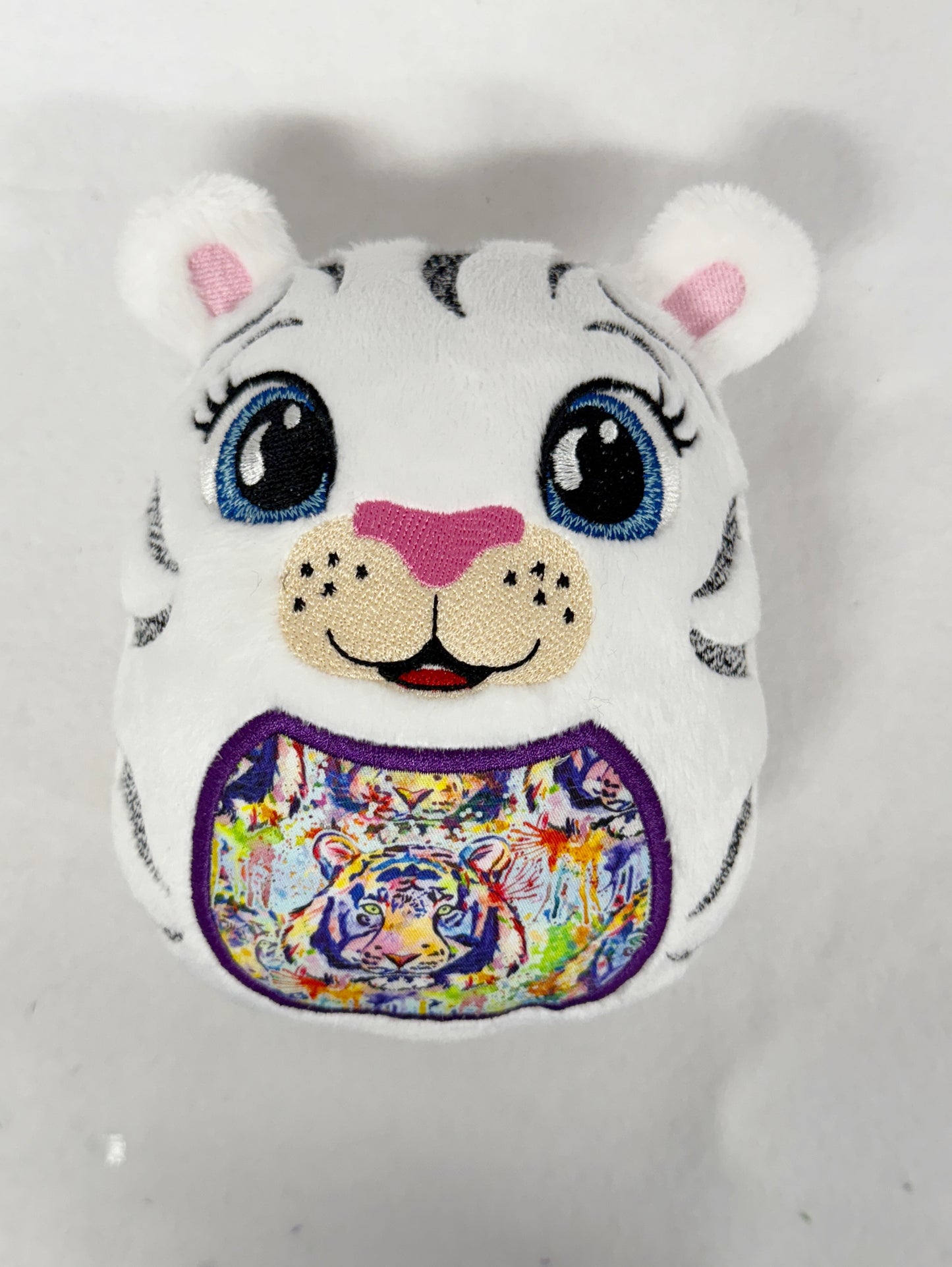 Large White Tiger Eggie Stuffie