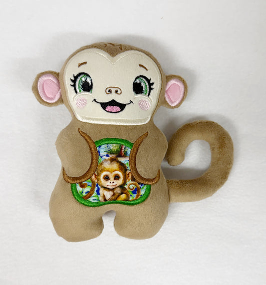 Medium Chubby Monkey Stuffie