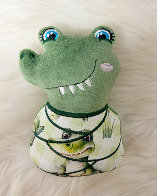 Medium Swaddle Crocodile Stuffie