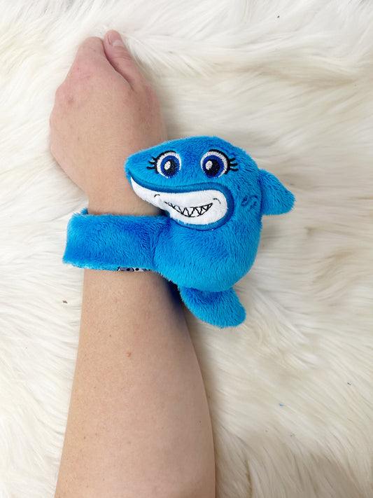Blue Shark Slap Band Bracelet