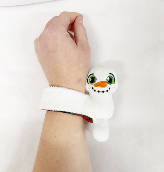 Boy Snowman Slap Band Bracelet