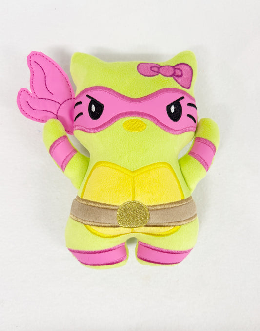 Large Huggable Ninja Kitty Stuffie