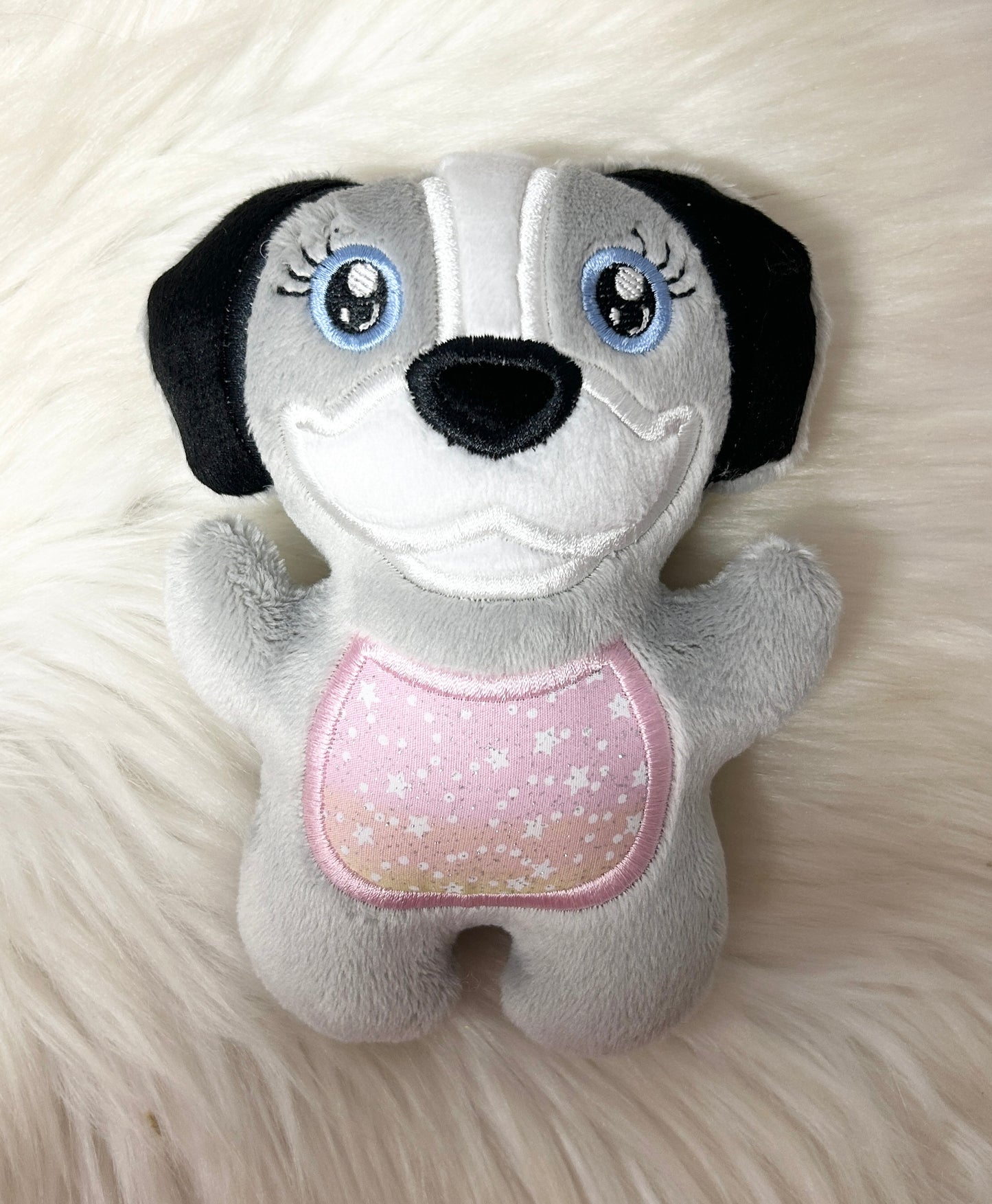 Medium Grey Pup Stuffie
