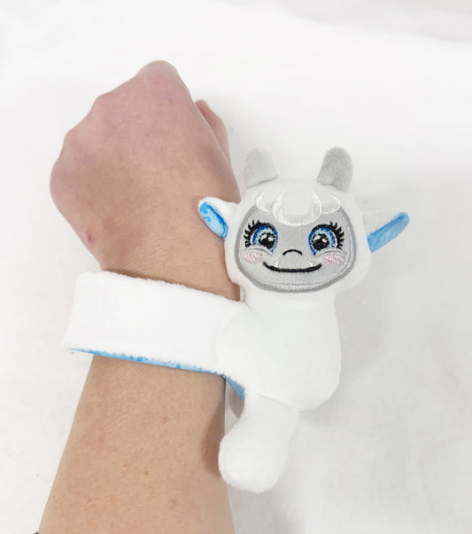 White Yeti Slap Band Bracelet