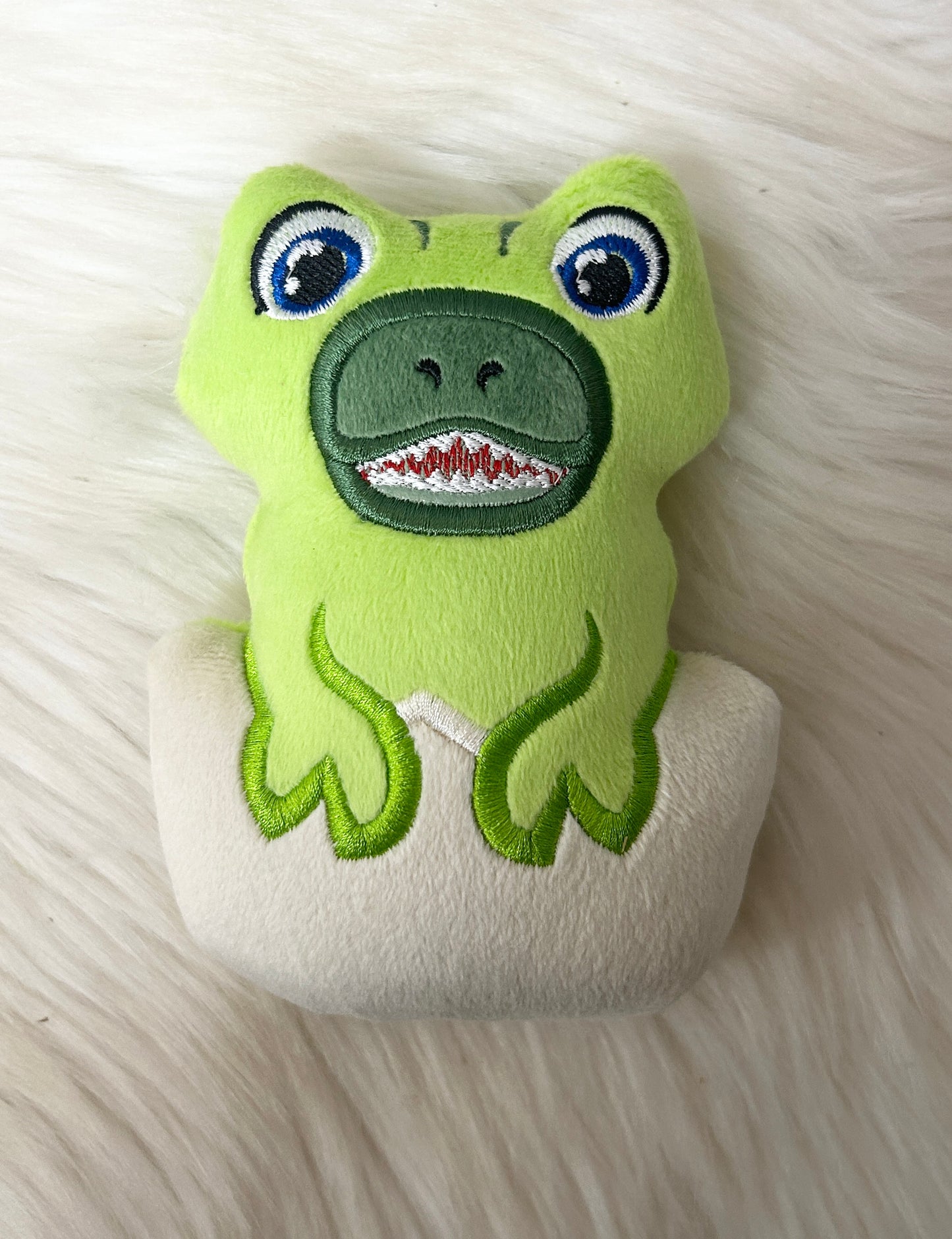 Medium Green T-Rex Egg Stuffie
