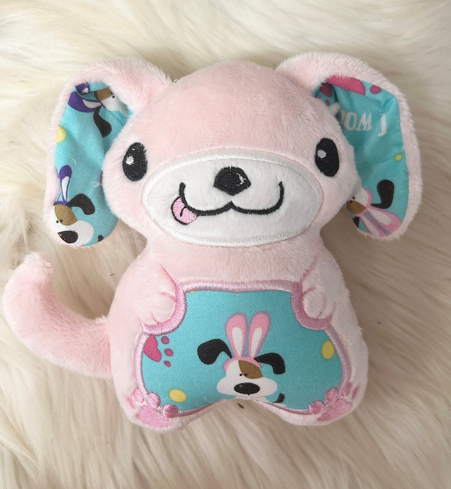 Medium Pink Pup Stuffie