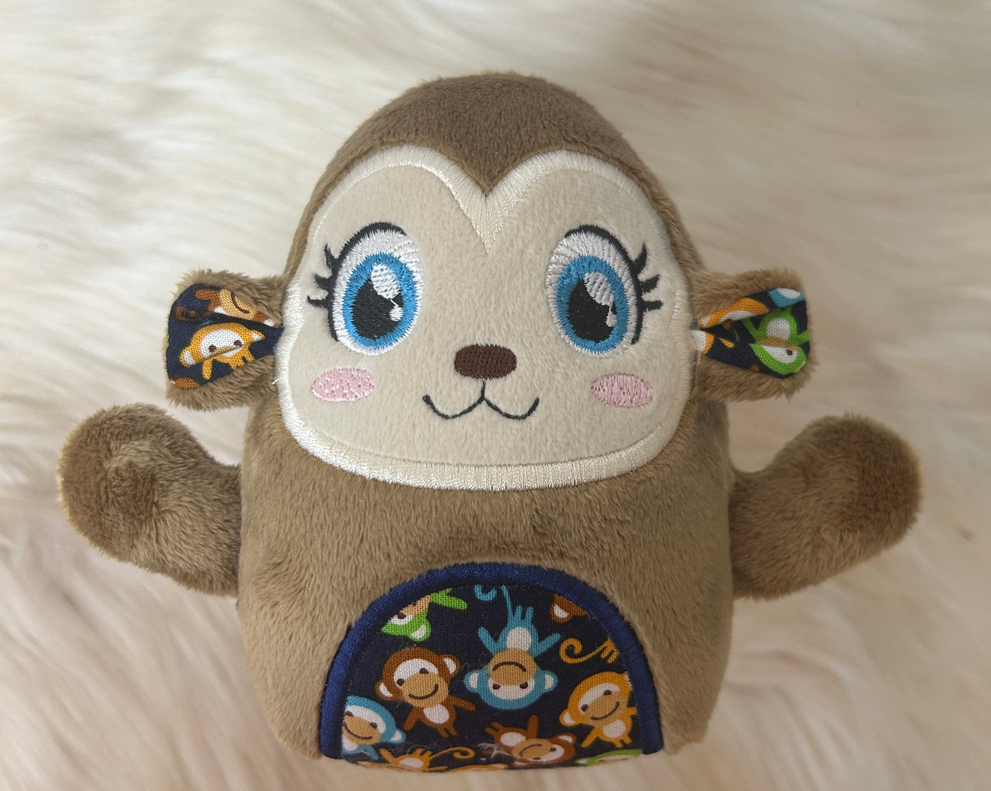 Medium Monkey Eggie Stuffie