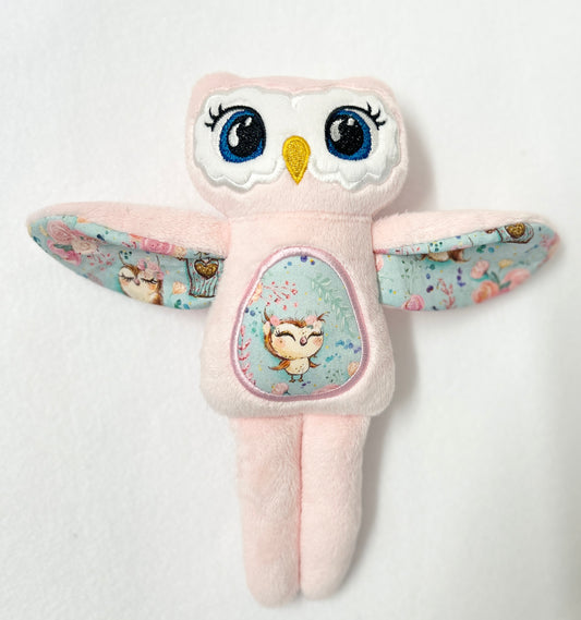 Medium Rag Doll Owl Stuffie