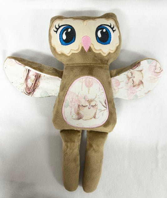 Extra Large Rag Doll Owl Stuffie