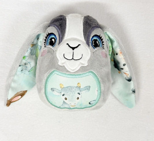 Medium Floppy Earred Goat Eggie Stuffie