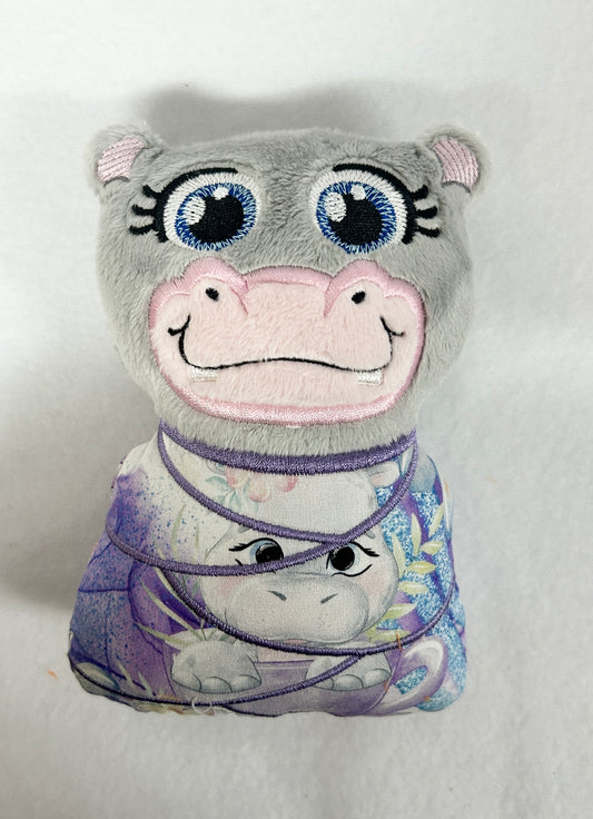 Medium Hippo Swaddle Stuffie