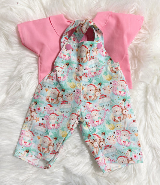 Summer Christmas Overalls