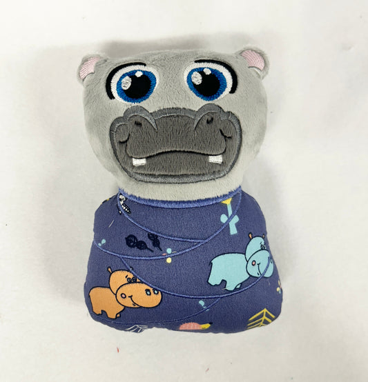 Large Hippo Swaddle Stuffie