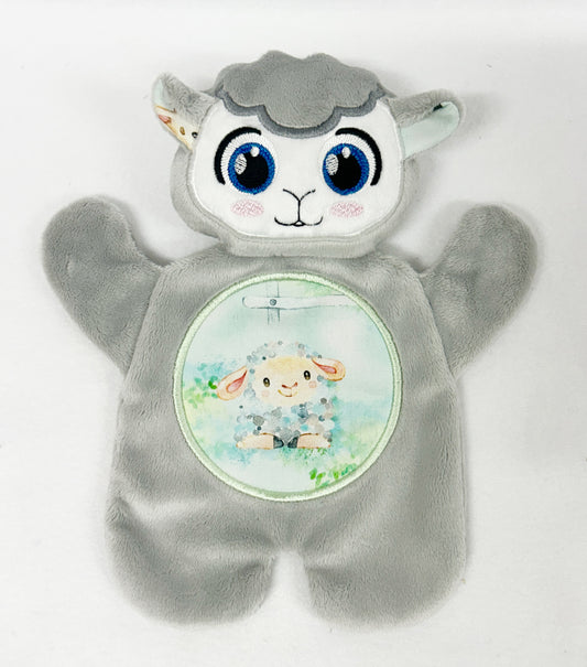 Medium Boy Lamb Flat Body Lovey