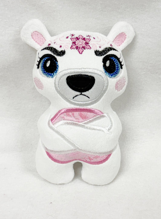 Medium Polar Bear Bad Mood Brigade Stuffie