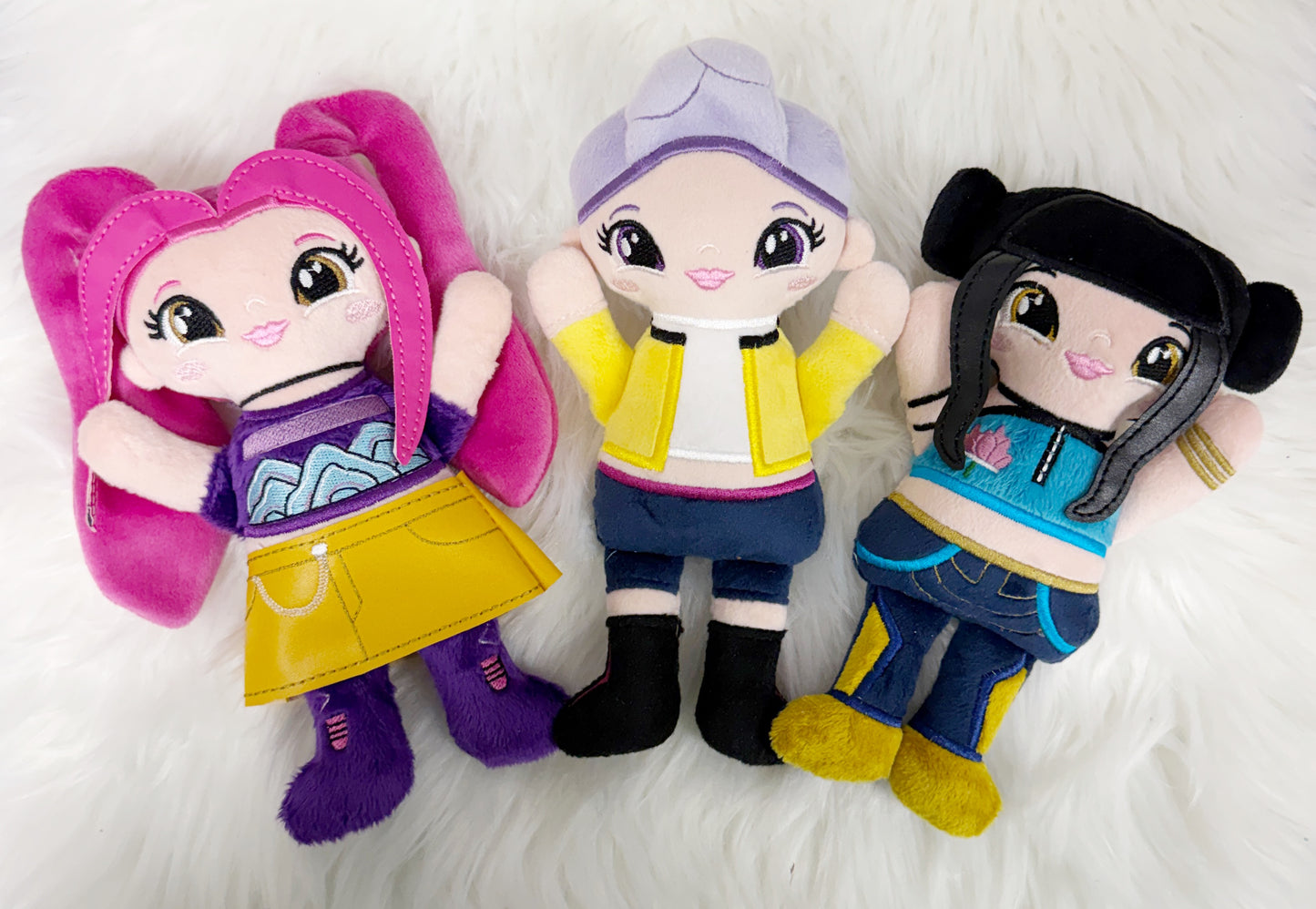 Medium Huggable Demon Chaser Dolls - Set of 3