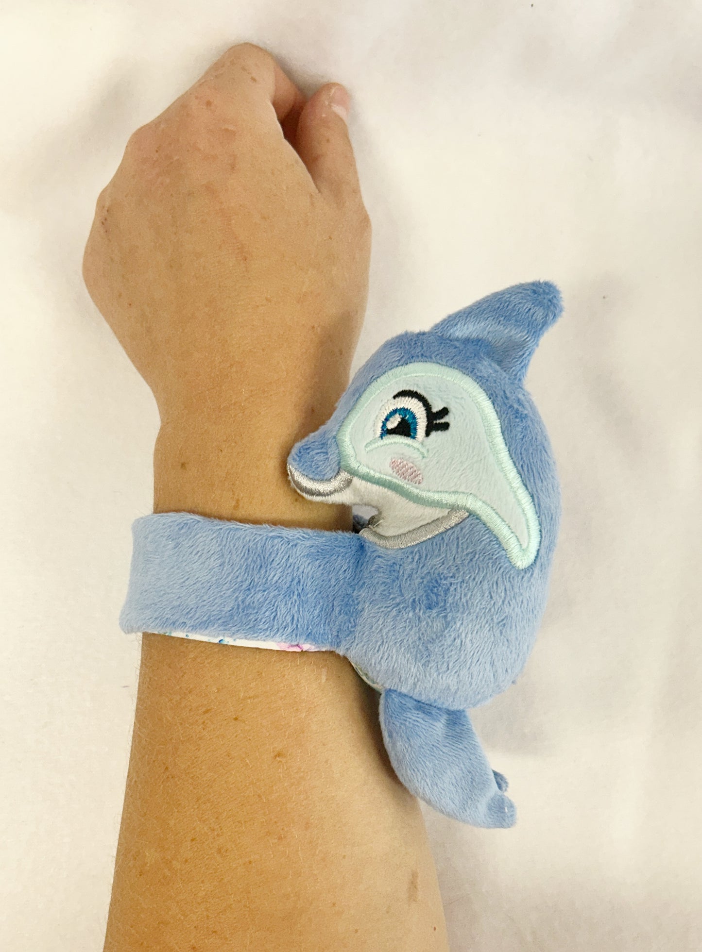 Blue Dolphin Slap Band Bracelet