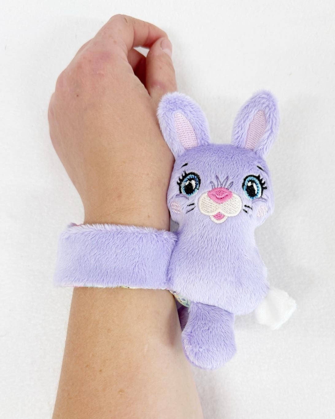 Purple Bunny Slap Band Bracelet