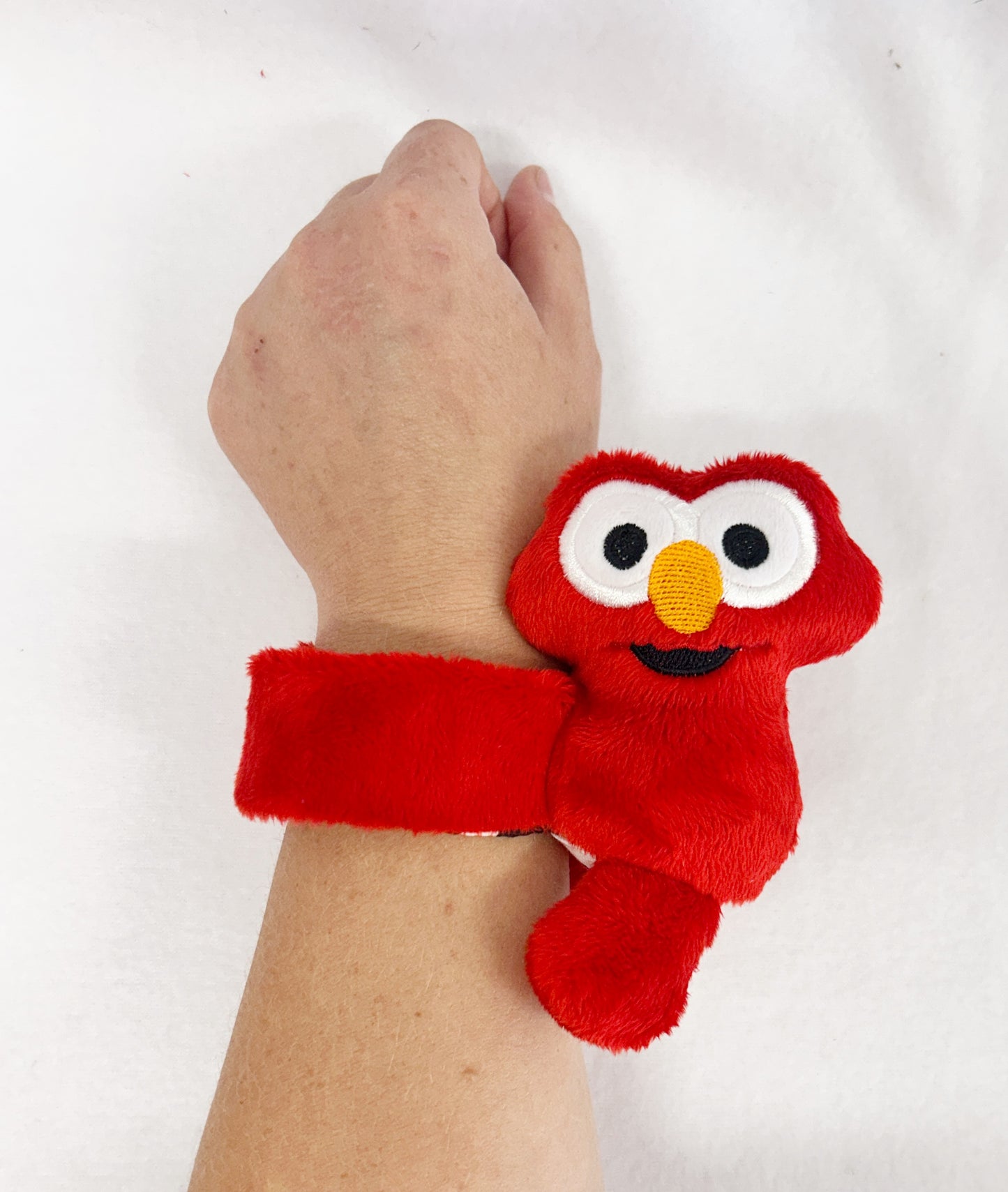 Red Cuddly Monster Slap Band Bracelet