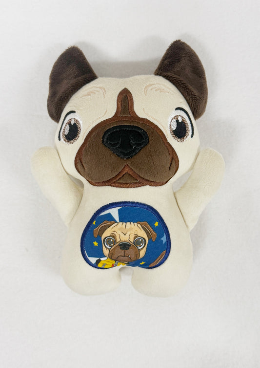 Medium Huggable Pug Stuffie