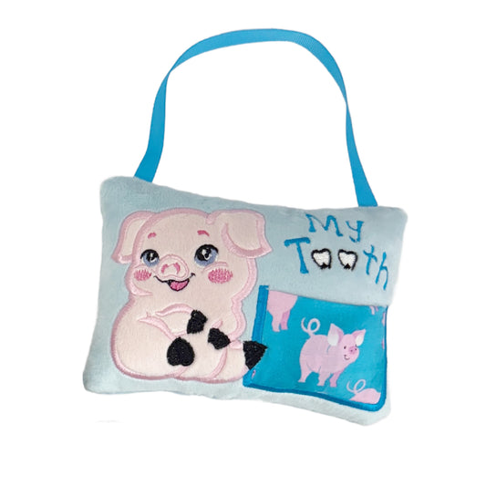 Small Pink Pig Tooth Fairy Pillow