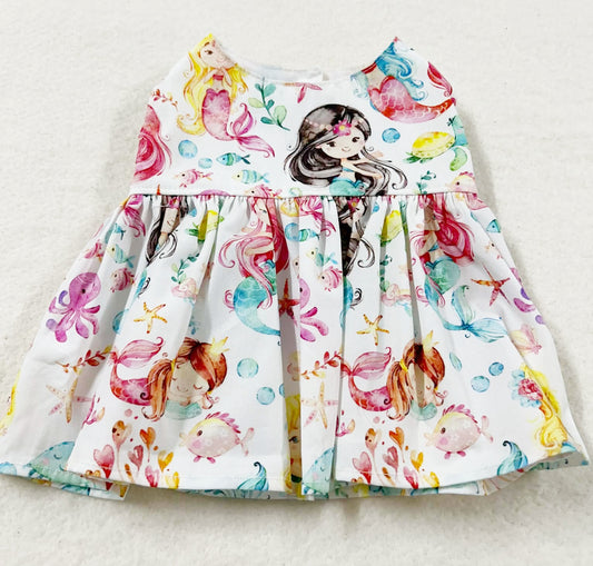 Fabric Trove White Mermaids Dress