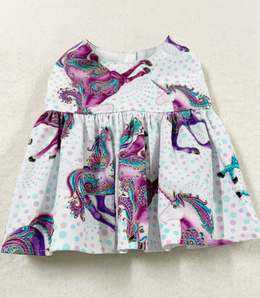 Metallic Horses Dress