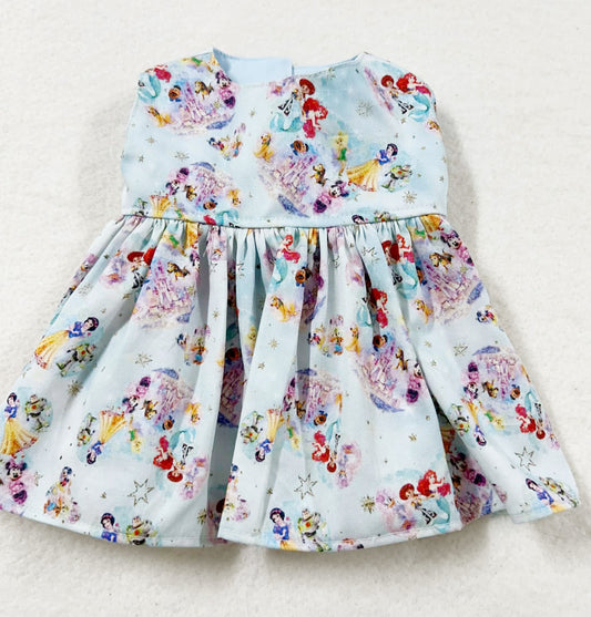 Light Blue Disney Princesses Dress