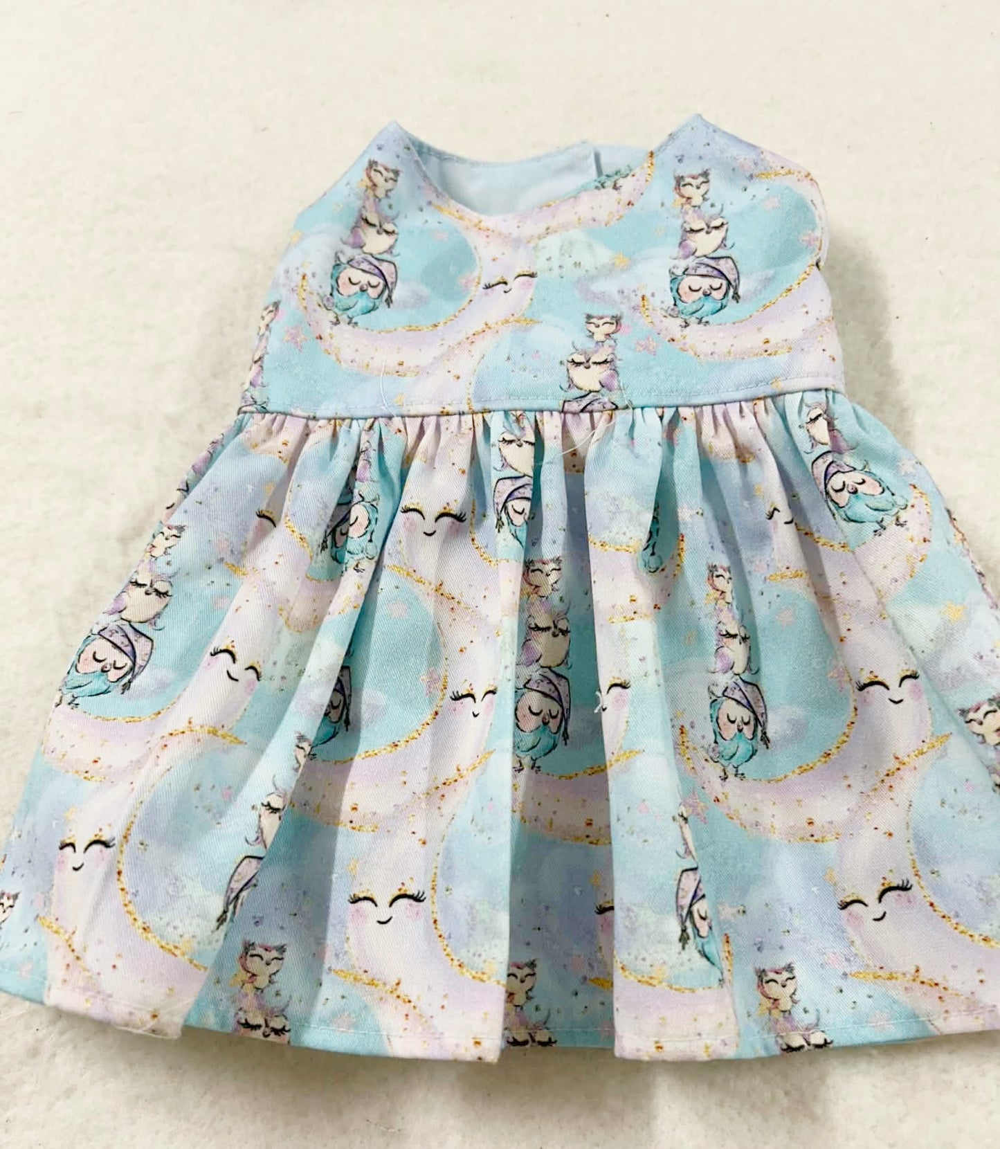 Pastel Owl Moons Dress
