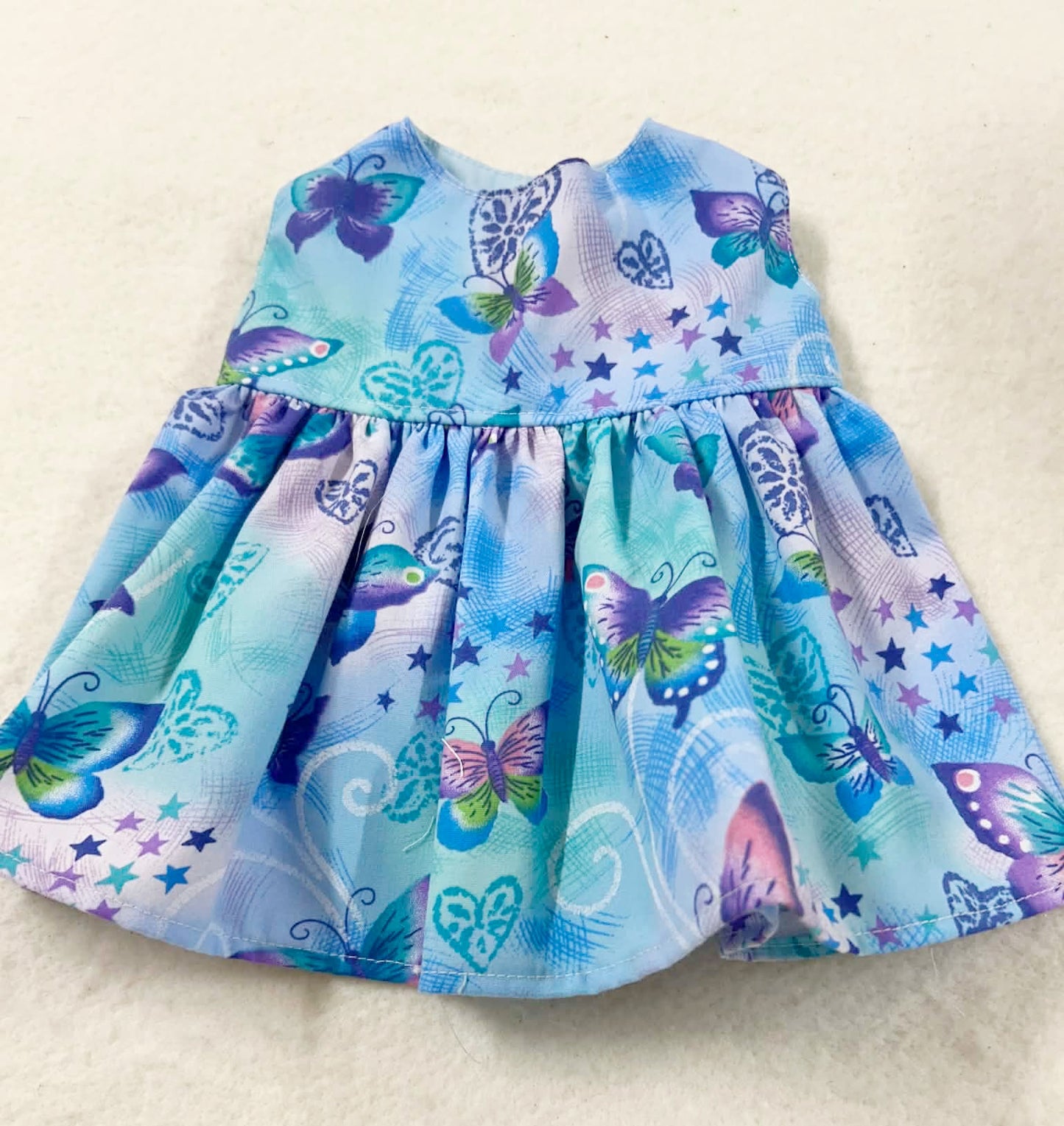 Purple Blue Butterfly Dress