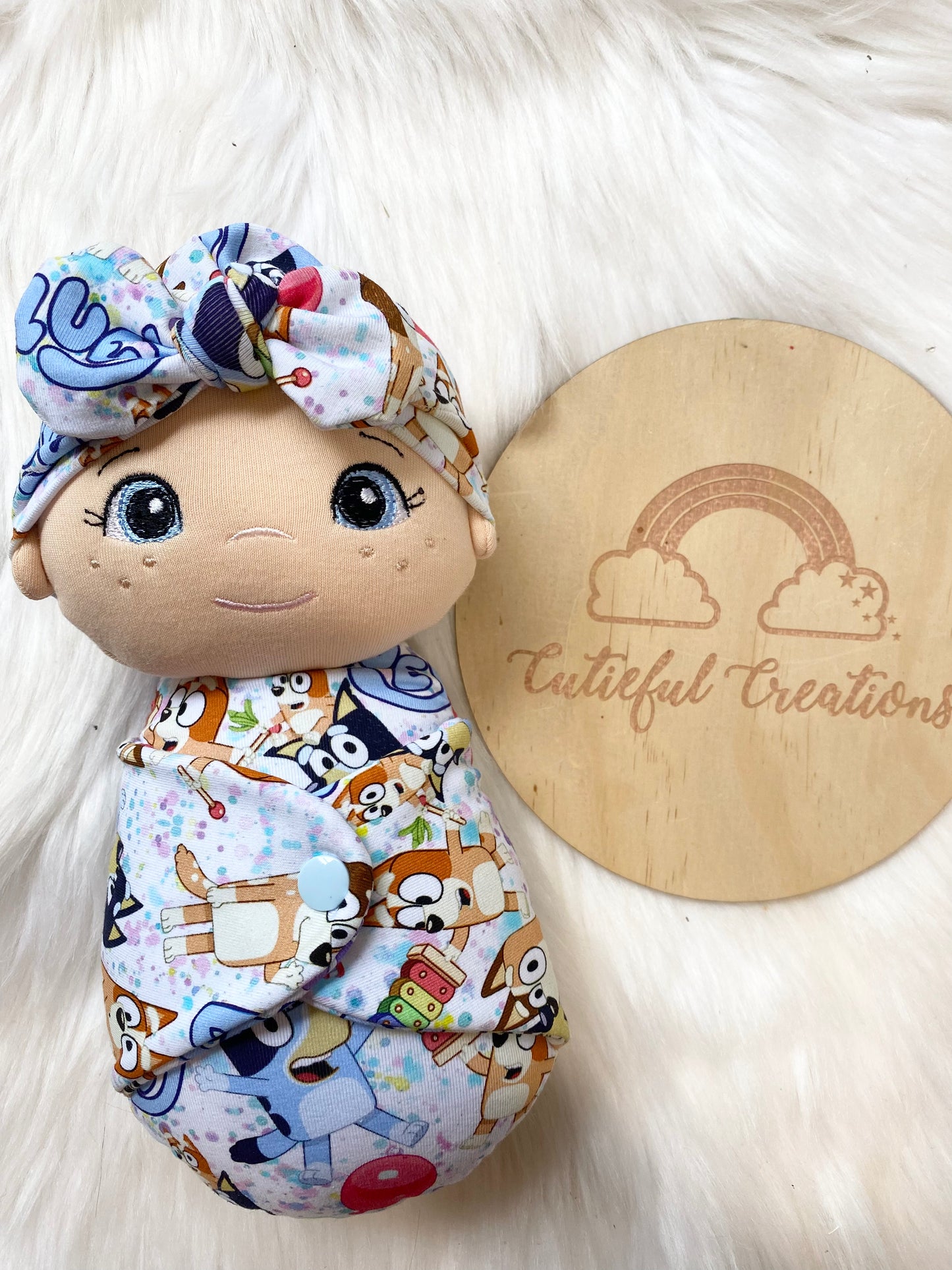 Swaddle sweetie dolls
