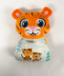 Medium Orange Tiger Swaddle Stuffie