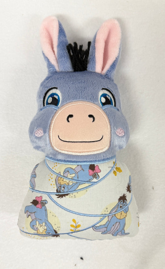 Large Donkey Swaddle Stuffie