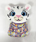 Large White Tiger Swaddle Stuffie