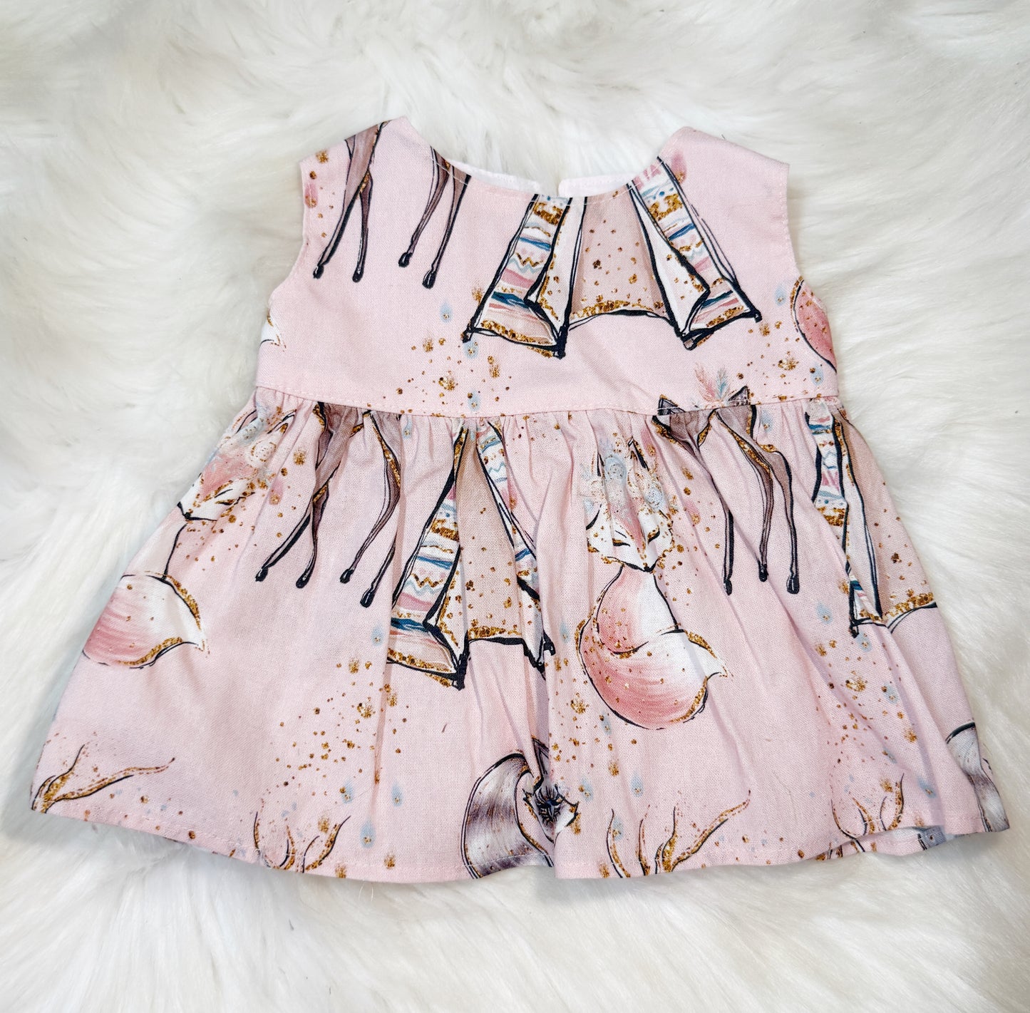 Peach Woodlands Dress