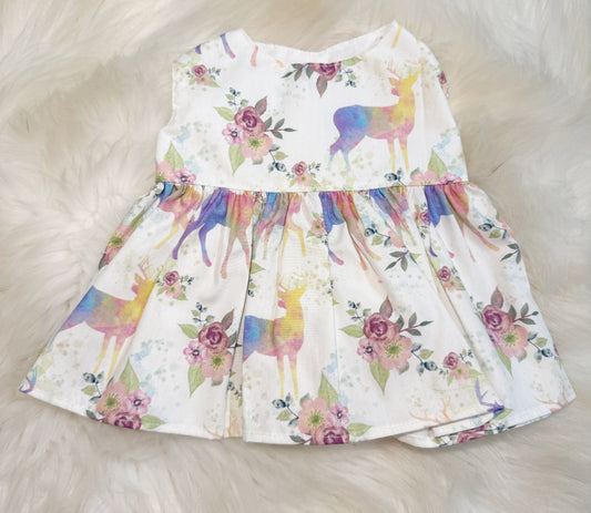White Deer Dress