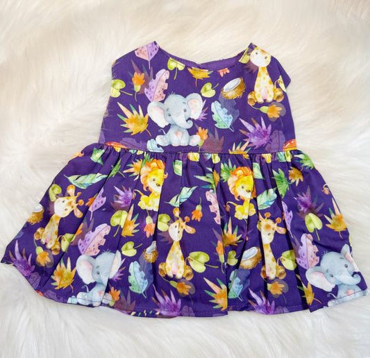Purple Safari Dress