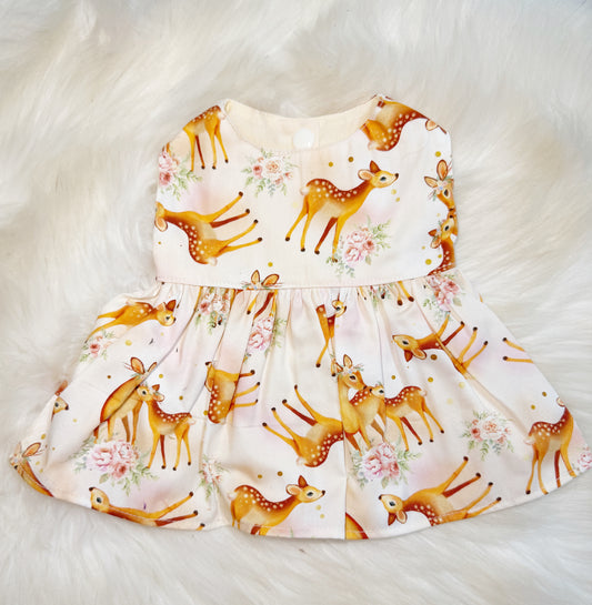 Apricot Deer Dress