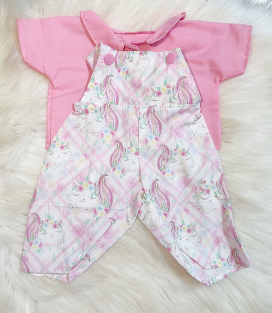 Pink Unikitty Overalls