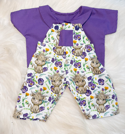 Highland Cow Overalls