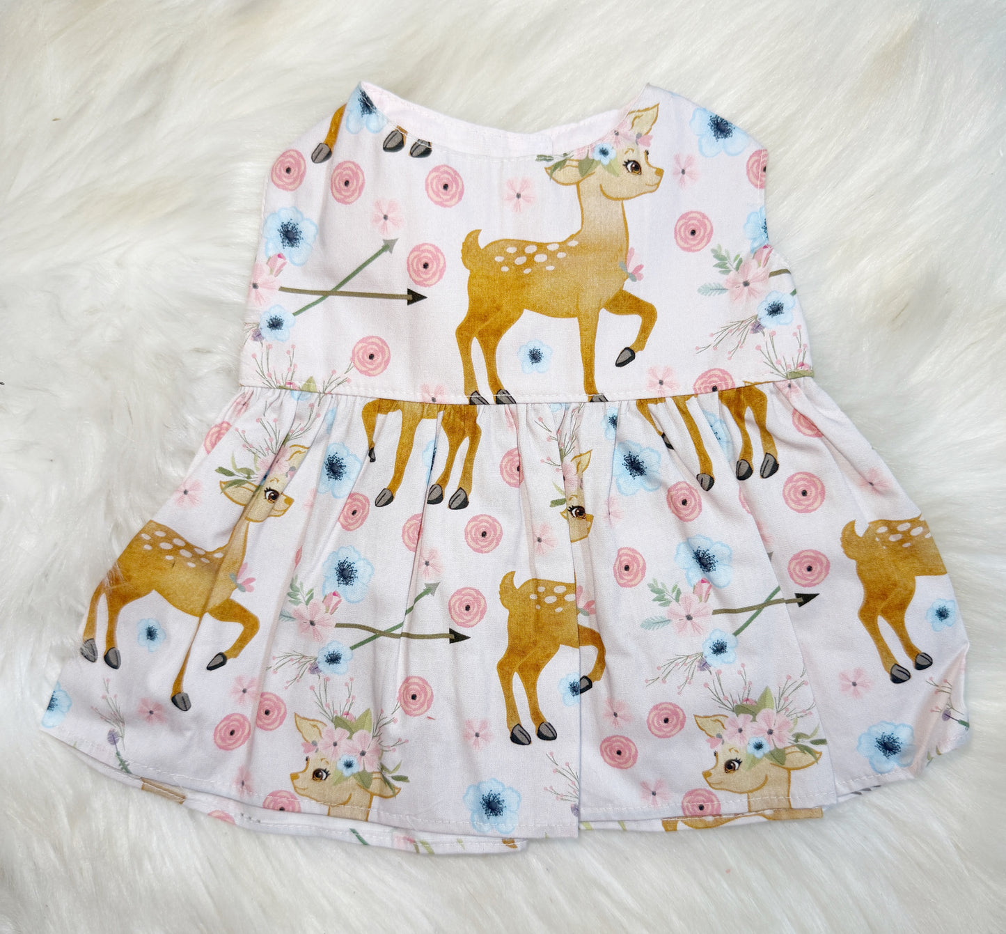 Pink Deer Arrows Dress
