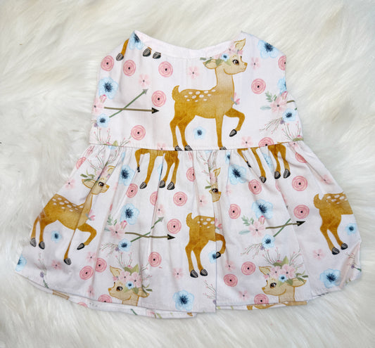 Pink Deer Arrows Dress