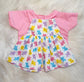 Pink Kitties Pinafore