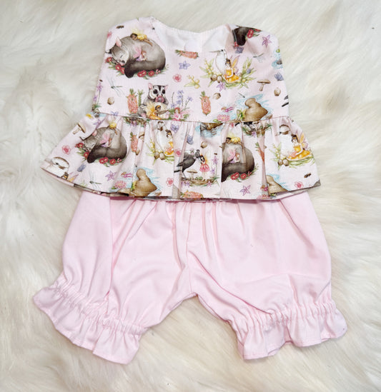 Aussie Animals Top and Bloomer Set